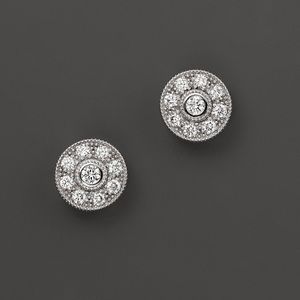 Charrioll diamond earrings in 18k white gold